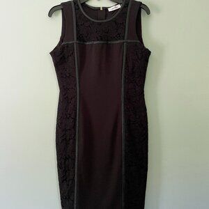 Calvin Klein black dress, size: 8,